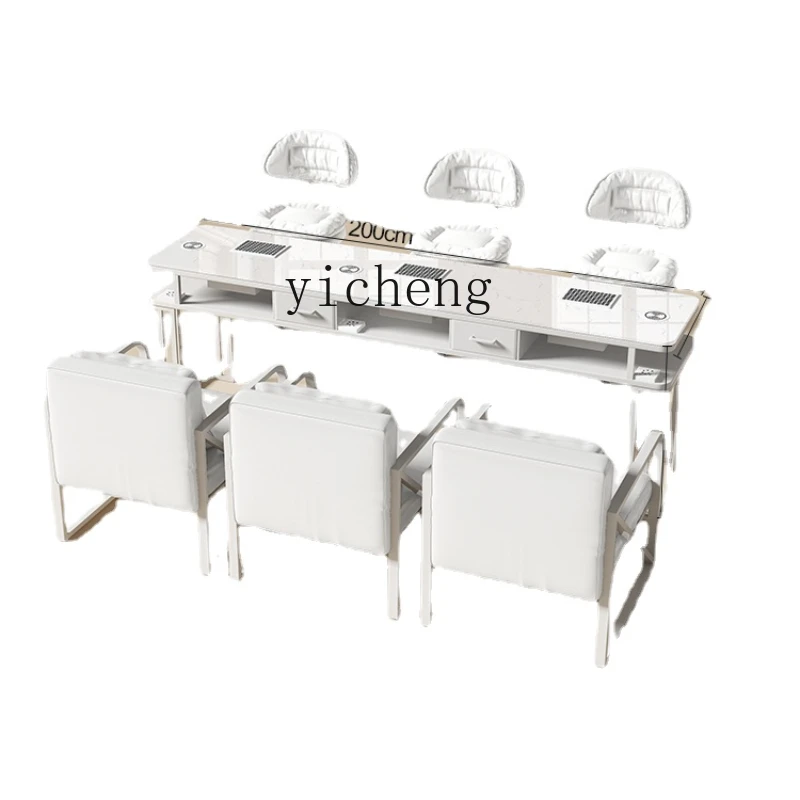 XL Third Generation Vacuum Cleaner Cream Style Nail Table and Chair Set Marble with Socket
XL Third Generation Vacuum Cleaner Cream Style Nail Table and Chair Set Marble with Socket