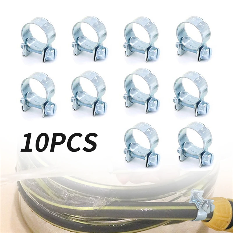 10pcs/set Car Fuel Pipe Hose Clamps Mini Galvanized Air Hose Clips Kits Auto Oil Water Hose Parts 7-16mm Fastener Replacement
10pcs/set Car Fuel Pipe Hose Clamps Mini Galvanized Air Hose Clips Kits Auto Oil Water Hose Parts 7-16mm Fastener Replacement