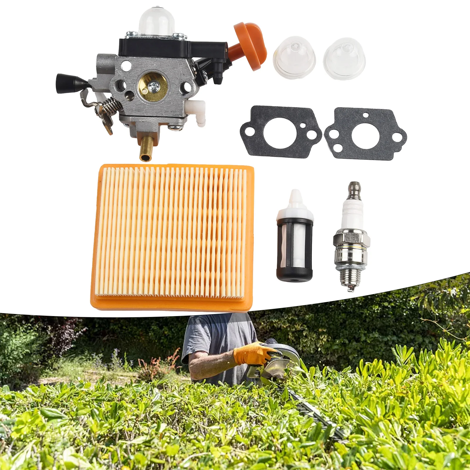 Durable Garden Power Tool Parts Carburetor Kit For Stihl Carburetor Replacement FS111 FS111R FS89R Brushcutter
Durable Garden Power Tool Parts Carburetor Kit For Stihl Carburetor Replacement FS111 FS111R FS89R Brushcutter