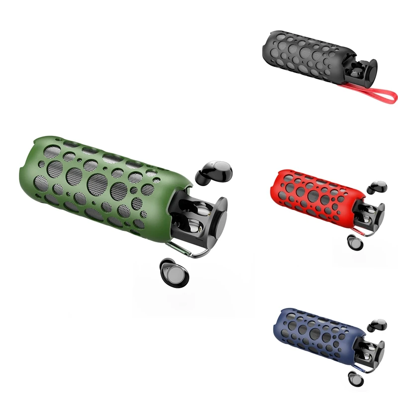 Беспроводные наушники 2 в 1, Bluetooth-динамик, сенсорные спортивные наушники, басовый звуковой бокс, Портативная колонка, s-наушники-вкладыши 
Беспроводные наушники 2 в 1, Bluetooth-динамик, сенсорные спортивные наушники, басовый звуковой бокс, Портативная колонка, s-наушники-вкладыши