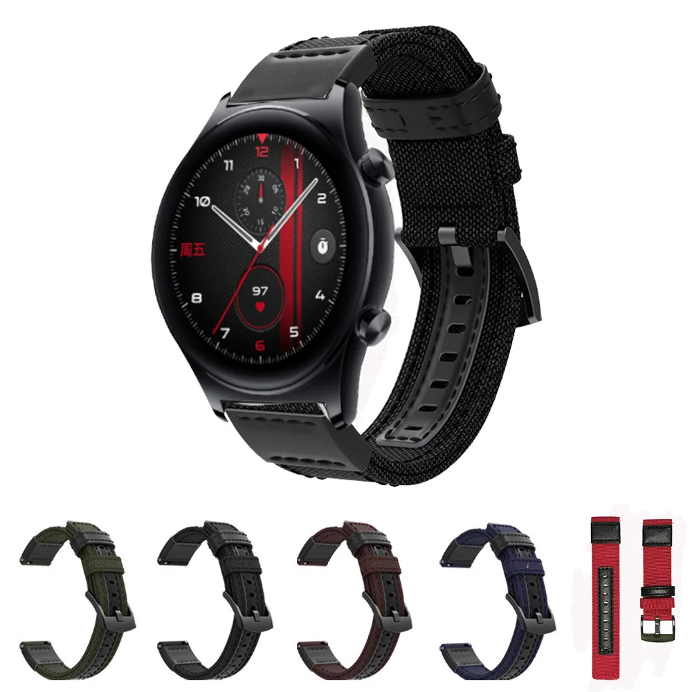 Ремешок нейлоновый для наручных часов Honor Watch GS 3, спортивный браслет для смарт-часов Honor Watch GS Pro/Magic 2 46 мм/Huawei GT 2 Pro, 22 мм
Ремешок нейлоновый для наручных часов Honor Watch GS 3, спортивный браслет для смарт-часов Honor Watch GS Pro/Magic 2 46 мм/Huawei GT 2 Pro, 22 мм