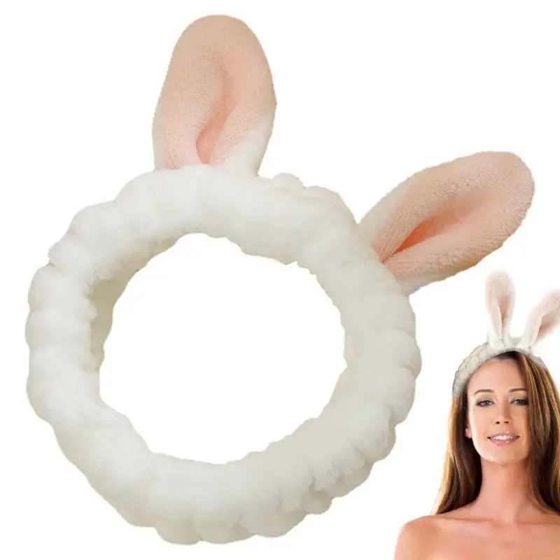 Spa Hair Band Wash Face Hair Holder Hairbands Soft Cotton Bow Rabbit Ears Headband For Women Girls Fashion Hair Accessories 
Spa Hair Band Wash Face Hair Holder Hairbands Soft Cotton Bow Rabbit Ears Headband For Women Girls Fashion Hair Accessories