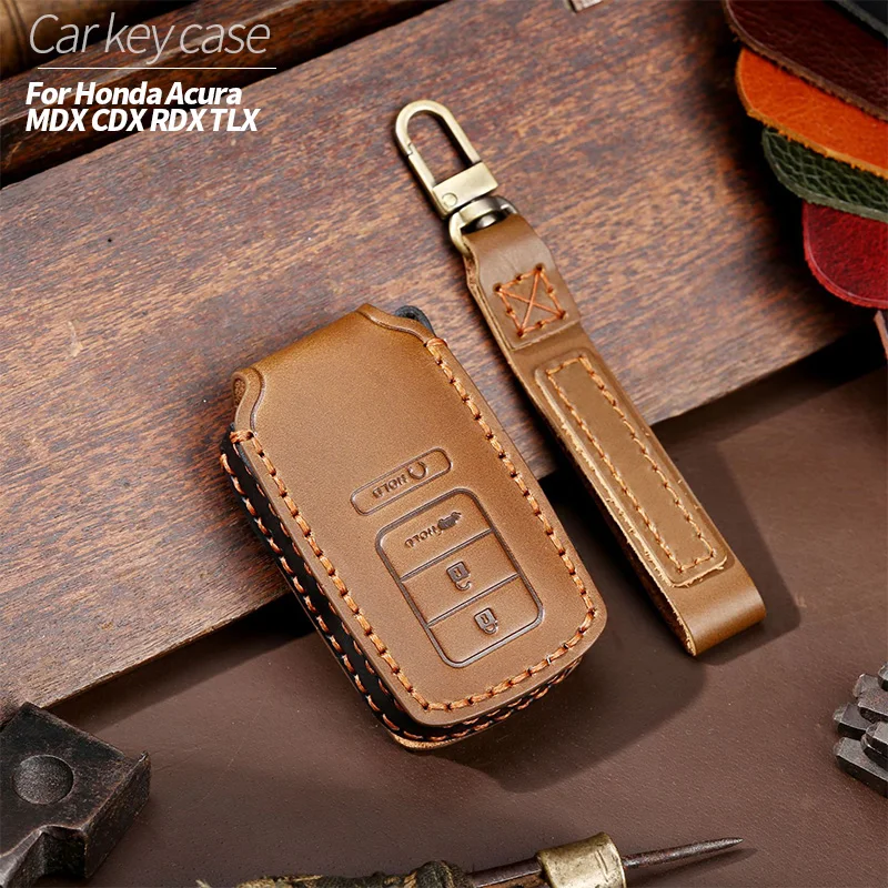 Top Layer Leather Car Key Case Shell CoverFor Honda Acura MDX CDX RDX TLX Interior Accessories Retro Style Cowhide Bag
Top Layer Leather Car Key Case Shell CoverFor Honda Acura MDX CDX RDX TLX Interior Accessories Retro Style Cowhide Bag