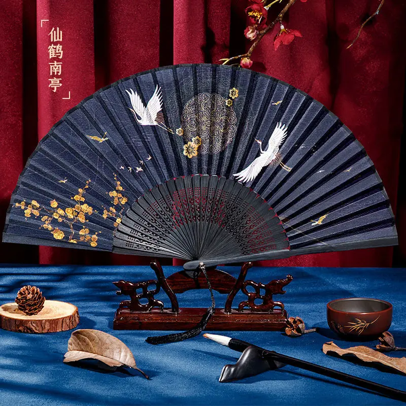 Chinese Ancient Fan Domineering Embroidery Tassel Ancient Men's Clothing Holding Dance Fan Props Japanese Home Decor
Chinese Ancient Fan Domineering Embroidery Tassel Ancient Men's Clothing Holding Dance Fan Props Japanese Home Decor