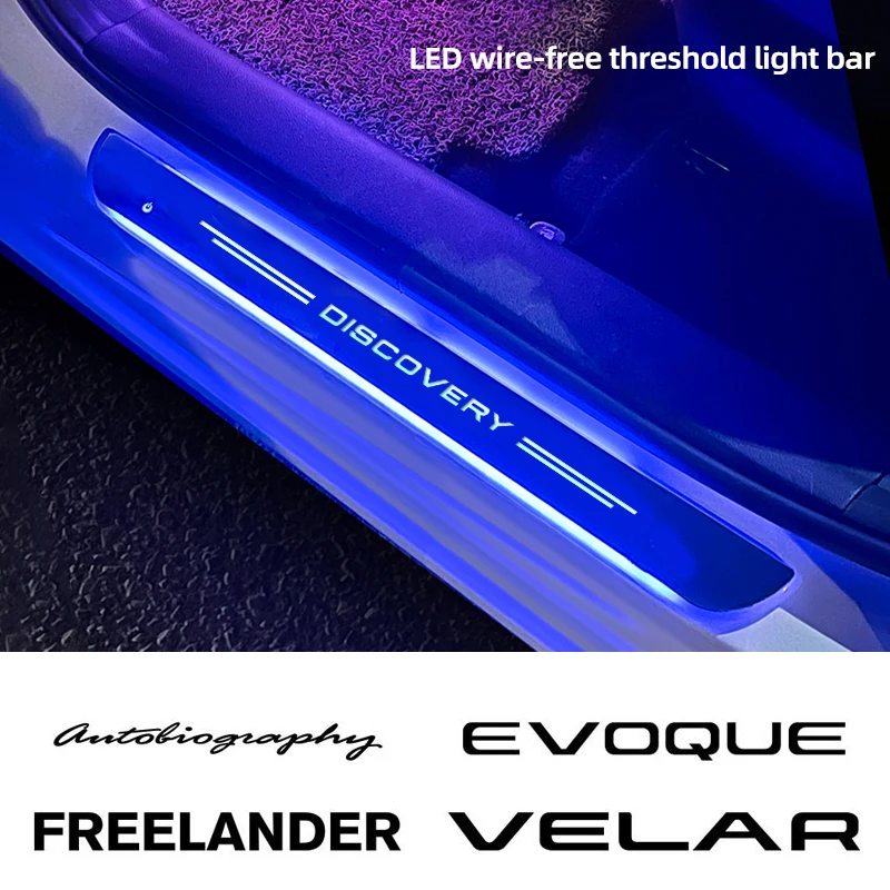 Custom Emblem LED Car Door Sill Mood Light For Land Rover Discovery 3 Freelander Evoque Velar Autogiography SVR Car Accessorie
Custom Emblem LED Car Door Sill Mood Light For Land Rover Discovery 3 Freelander Evoque Velar Autogiography SVR Car Accessorie