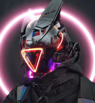 Шлем Cyberpunk, маска, световой сабель TikTok, праздничная маска для лица с подсветильник кой, аксессуары для костюма Cyberpunk
Шлем Cyberpunk, маска, световой сабель TikTok, праздничная маска для лица с подсветильник кой, аксессуары для костюма Cyberpunk