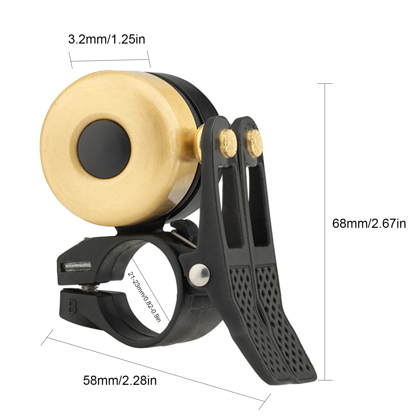 Copper Alloy Classic Bicycle Bell Adult Loud Bicycle Bell With A Small Wrench Portable Ring MTB Road Bike Accessories Bicicleta
Copper Alloy Classic Bicycle Bell Adult Loud Bicycle Bell With A Small Wrench Portable Ring MTB Road Bike Accessories Bicicleta
