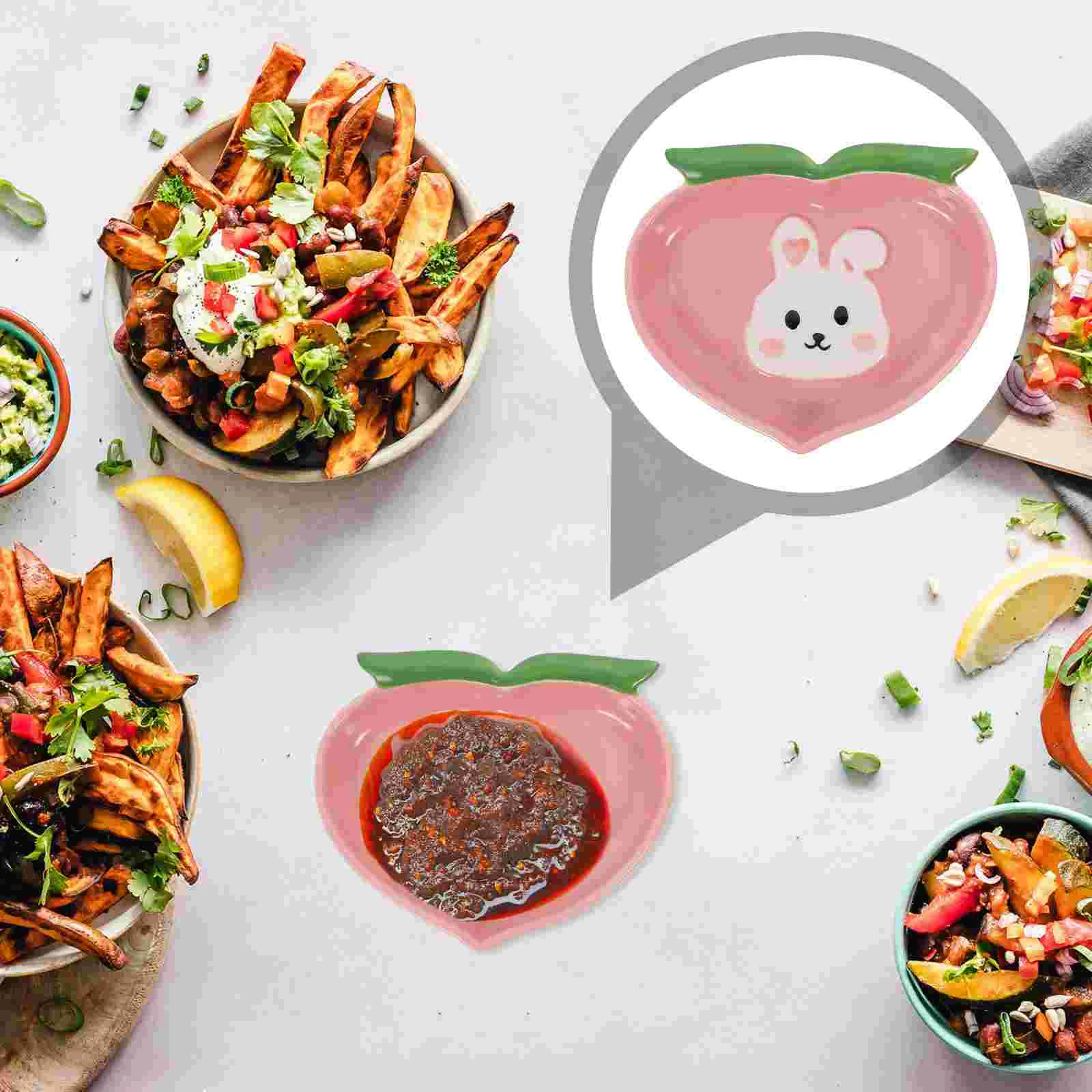 Dishes Ceramic Sauce Plates Seasoning Container Convenient Dips Dipping Vinegar 
Dishes Ceramic Sauce Plates Seasoning Container Convenient Dips Dipping Vinegar