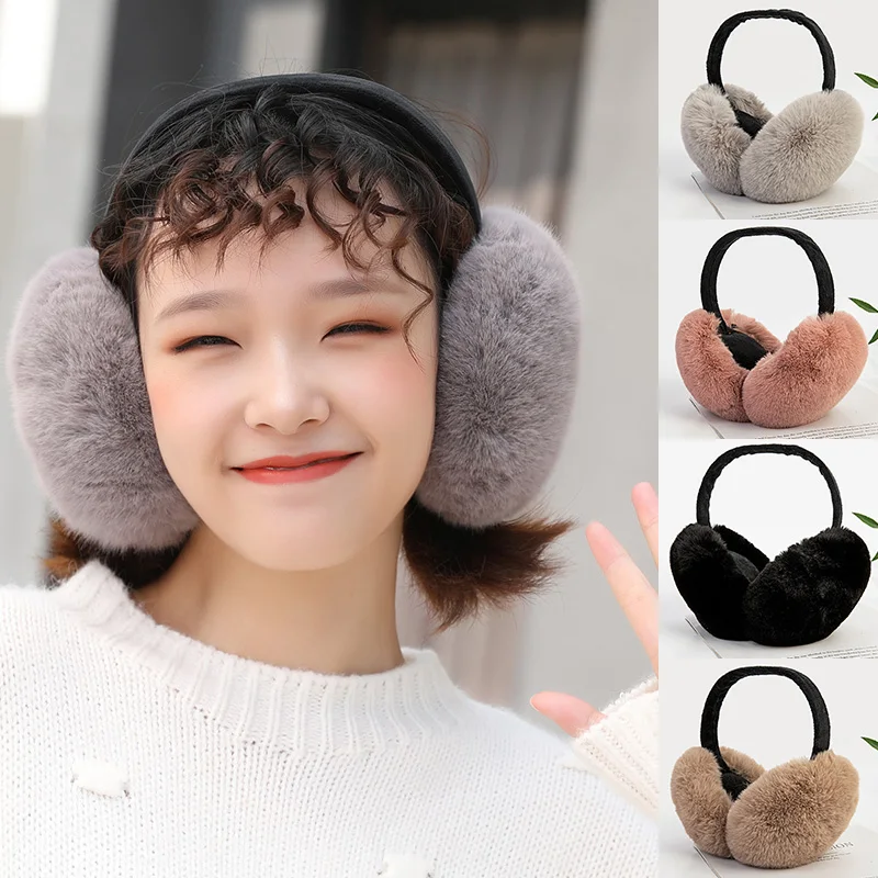 Winter Women Earmuffs Fur Headphones Ear Bag Warm Cute Comfortable Autumn Unisex Female Ear muffs Ladies Solid Ear Cover
Winter Women Earmuffs Fur Headphones Ear Bag Warm Cute Comfortable Autumn Unisex Female Ear muffs Ladies Solid Ear Cover