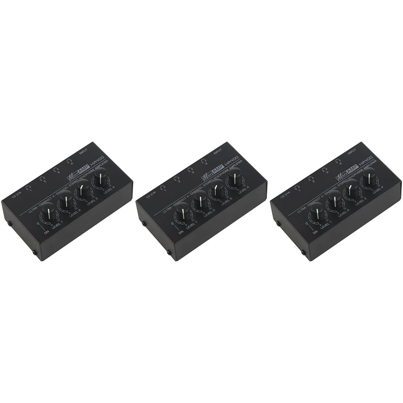 Top Deals 3X Eu Plug,Ha400 Ultra-Compact 4 Channels Mini Audio Stereo Headphone Amplifier With Power Adapter Black
Top Deals 3X Eu Plug,Ha400 Ultra-Compact 4 Channels Mini Audio Stereo Headphone Amplifier With Power Adapter Black