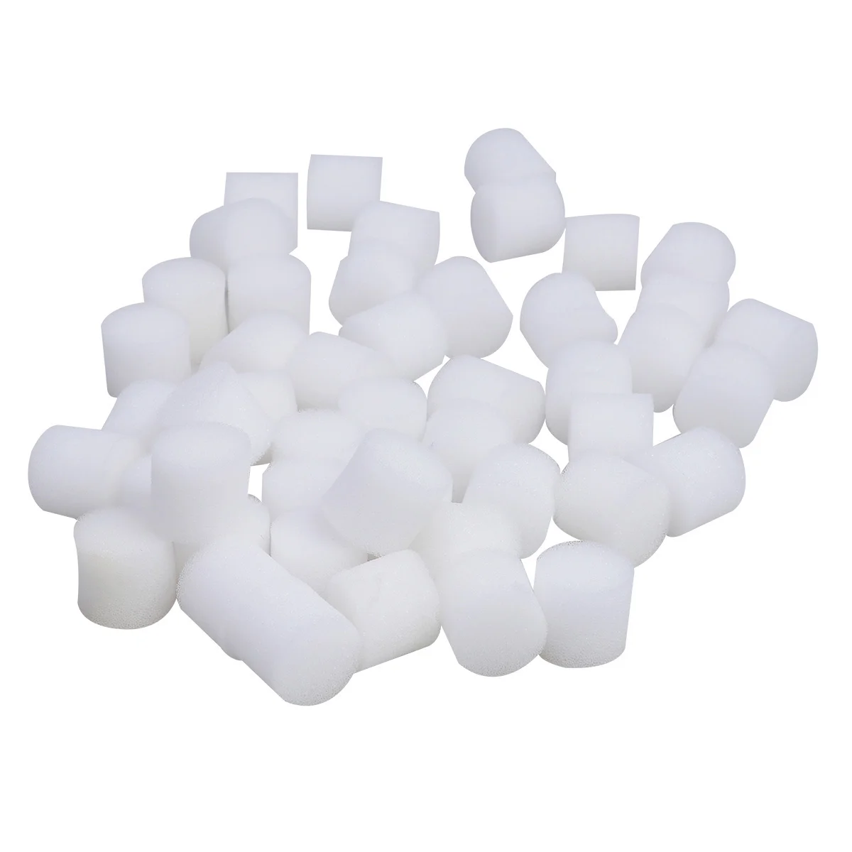 

200pcs Hydroponic Sponge Growing Media Cylindric Sponges Cube 30mm for Net Cup Pots Basket for Propagation Starting ( White )