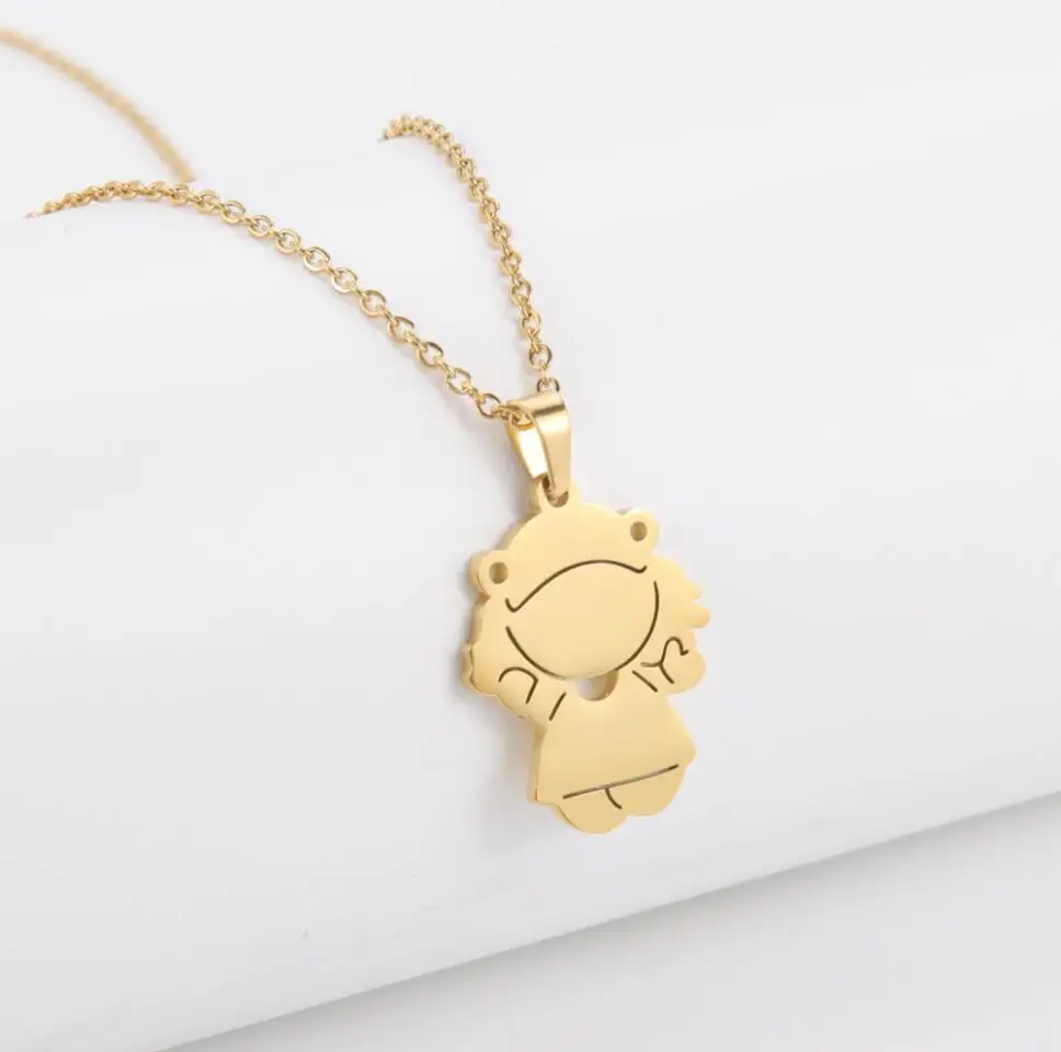 1PC tainless Steel Necklace For Women Little Girl Choker Chain Pendant Best Necklaces Engagement Jewelry F1303
1PC tainless Steel Necklace For Women Little Girl Choker Chain Pendant Best Necklaces Engagement Jewelry F1303