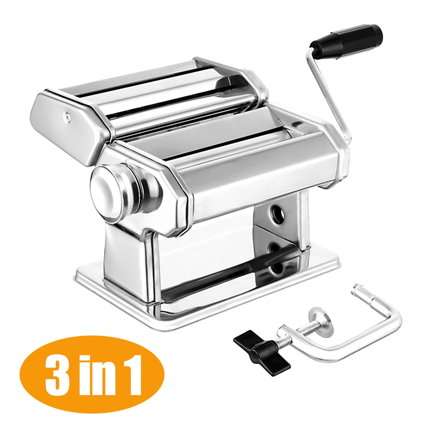 Noodle Maker Machine Manual Pasta Maker Noodle Press Cutter Machine 7 Thickness Settings Fresh Macaroni Lasagna Noodle Roll DIY
Noodle Maker Machine Manual Pasta Maker Noodle Press Cutter Machine 7 Thickness Settings Fresh Macaroni Lasagna Noodle Roll DIY