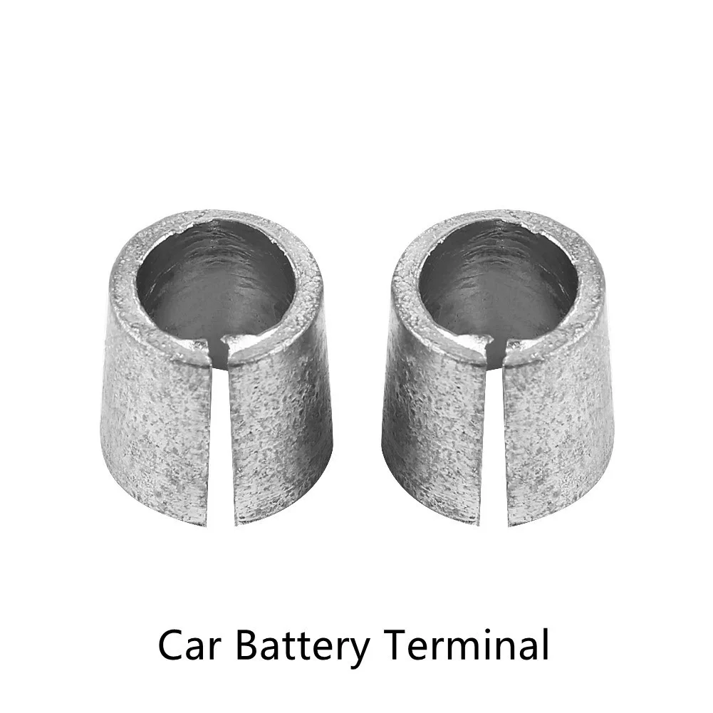 2 X Battery Post Adaptors Sleeves Car Battery Terminal Converters Positive Negative Battery Connect Terminal Repair Shim
2 X Battery Post Adaptors Sleeves Car Battery Terminal Converters Positive Negative Battery Connect Terminal Repair Shim