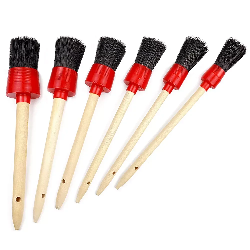 

Car Wash Detailing Brush Set Car Exterior Interior Detail Brus For Car Cleaning Detailing Brush Dashboard Air Outlet Wheel Brush