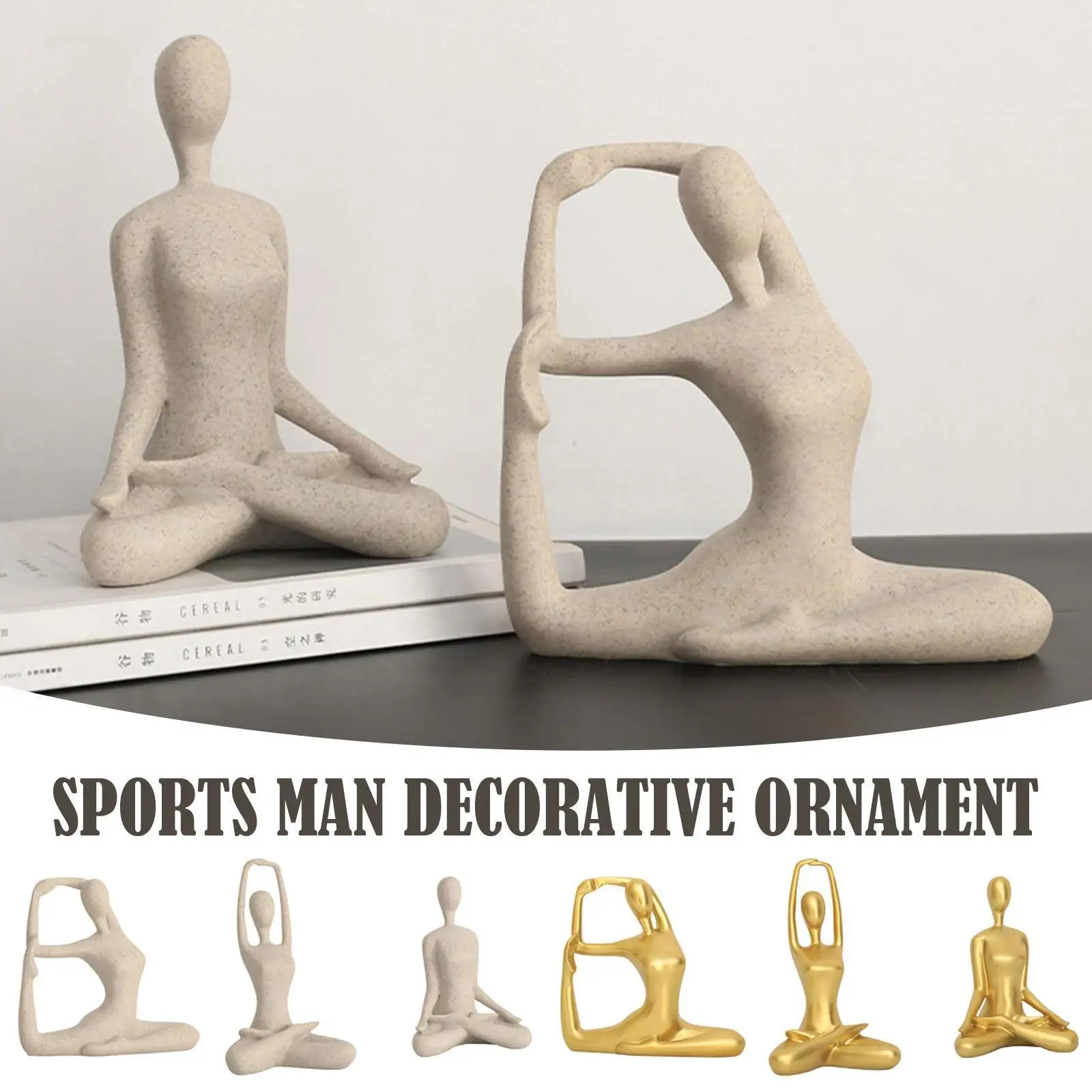 Yoga Figure Resin Statue Modern Home Decoration Accessories Living Gift Table Decor Christmas Decorations Room Bed Q4p8 
Yoga Figure Resin Statue Modern Home Decoration Accessories Living Gift Table Decor Christmas Decorations Room Bed Q4p8