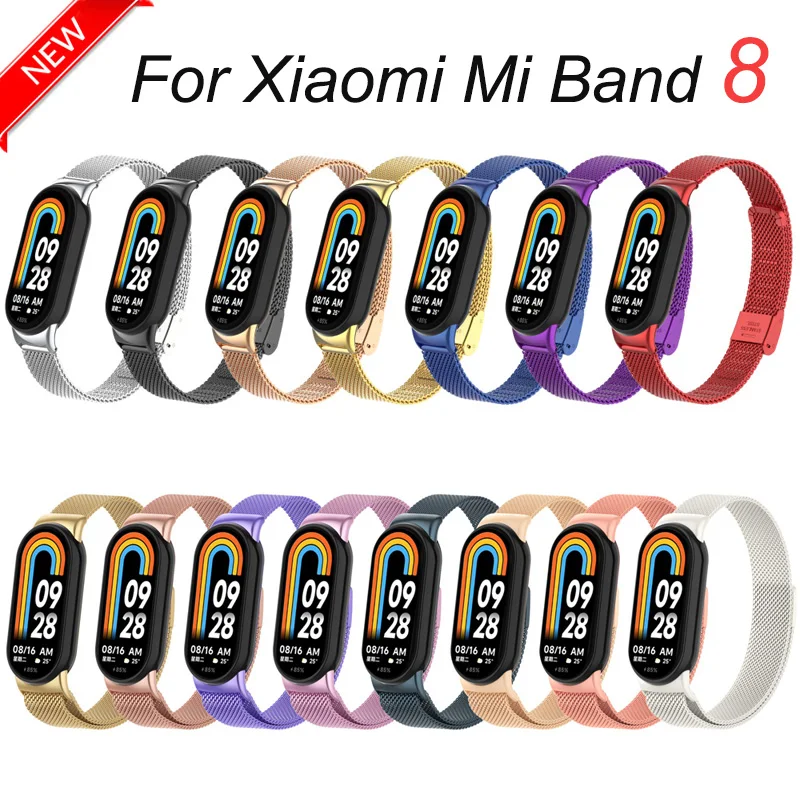 Milanese Loop for Xiaomi Mi Band 8 NFC Strap Sport wristband Miband8 smartwatch Replacement bracelet for Miband8 Accessories
Milanese Loop for Xiaomi Mi Band 8 NFC Strap Sport wristband Miband8 smartwatch Replacement bracelet for Miband8 Accessories
