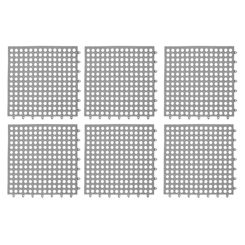 6 шт., Нескользящие напольные коврики из ПВХ, 30 х30 см
6 шт., Нескользящие напольные коврики из ПВХ, 30 х30 см
