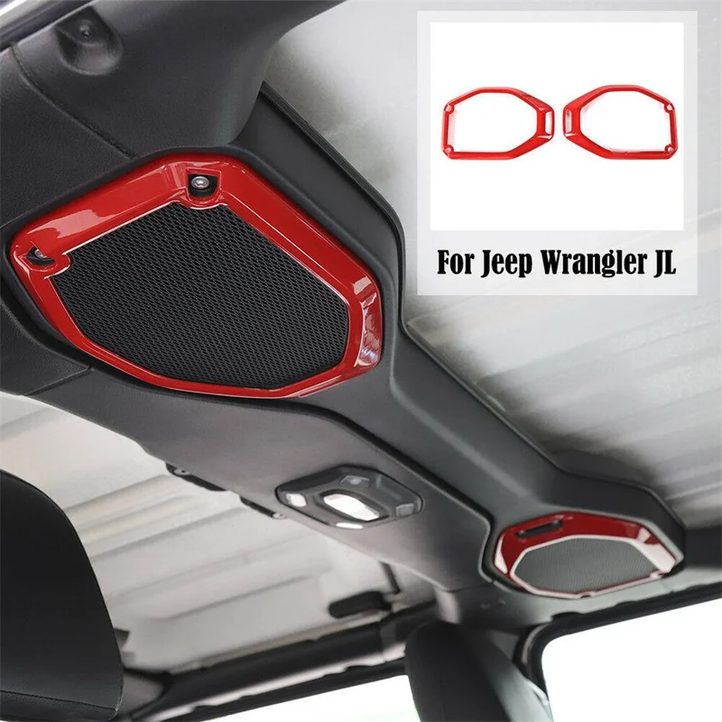 2pcs Car Roof Speaker Trim Cover Car Interior Speaker Decorative Sticker for 2018 Jeep Wrangler JL
2pcs Car Roof Speaker Trim Cover Car Interior Speaker Decorative Sticker for 2018 Jeep Wrangler JL