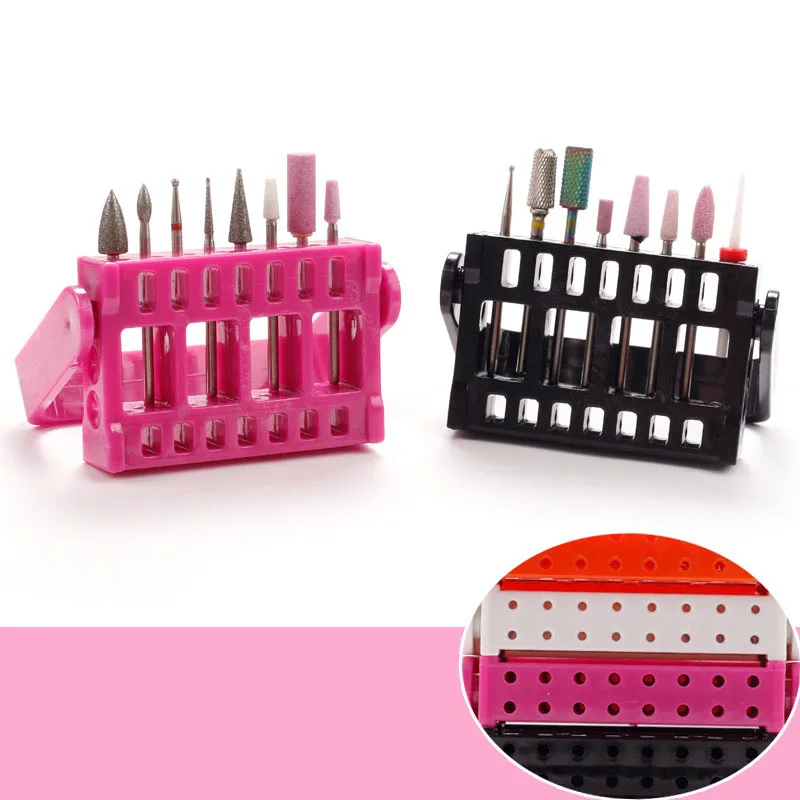 7 Color sNail Drill Bit Brush Plastic Storage Box Manicure Cutters Display Organizer Containers Nail Dtill Bits Showing Shelf
7 Color sNail Drill Bit Brush Plastic Storage Box Manicure Cutters Display Organizer Containers Nail Dtill Bits Showing Shelf