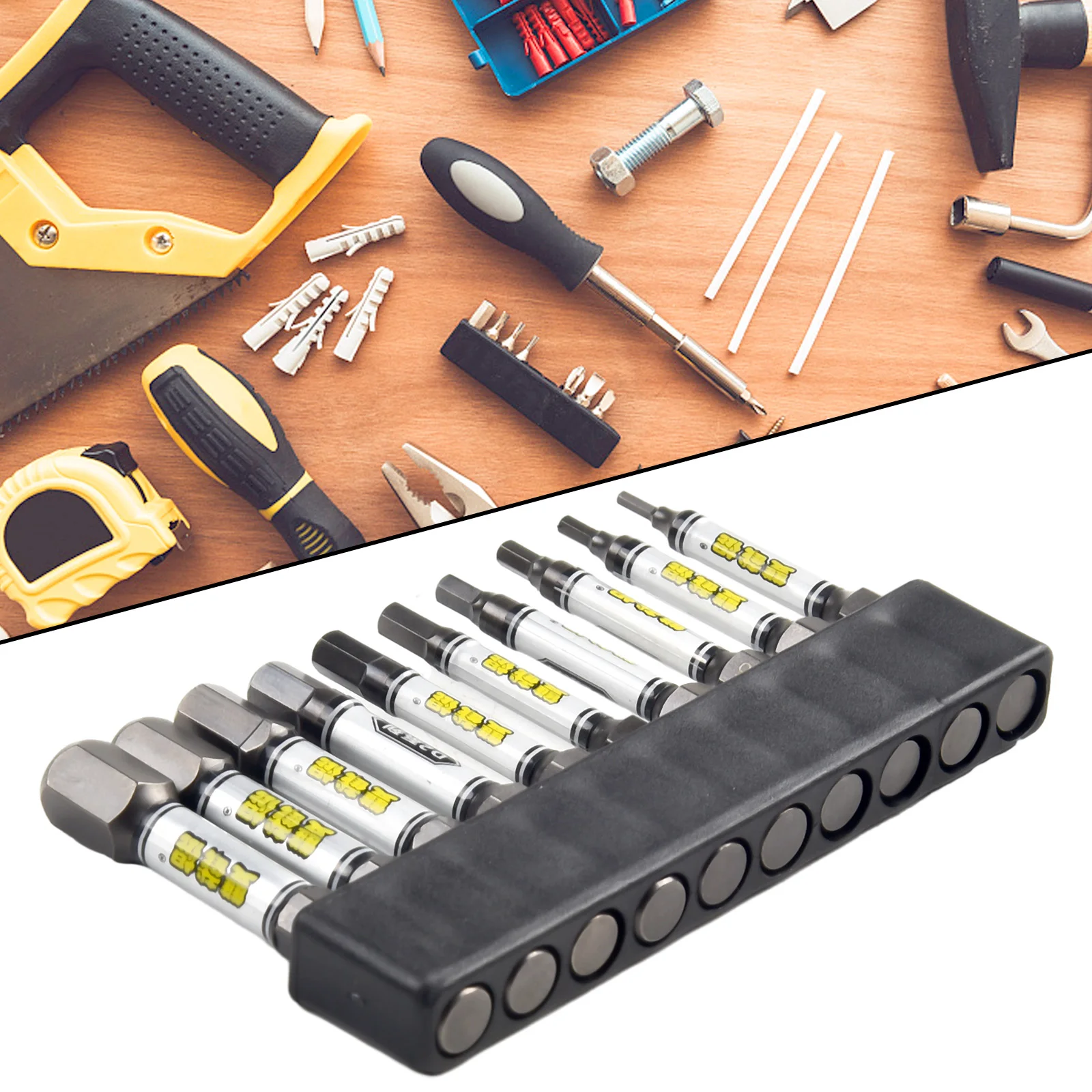 1/4 Screwdriver Bit Set Magnetic Impact The Cross Hexagonal Torx With Bit Holder Impact Resistant Anti-slip Bit Hand Tools
1/4 Screwdriver Bit Set Magnetic Impact The Cross Hexagonal Torx With Bit Holder Impact Resistant Anti-slip Bit Hand Tools