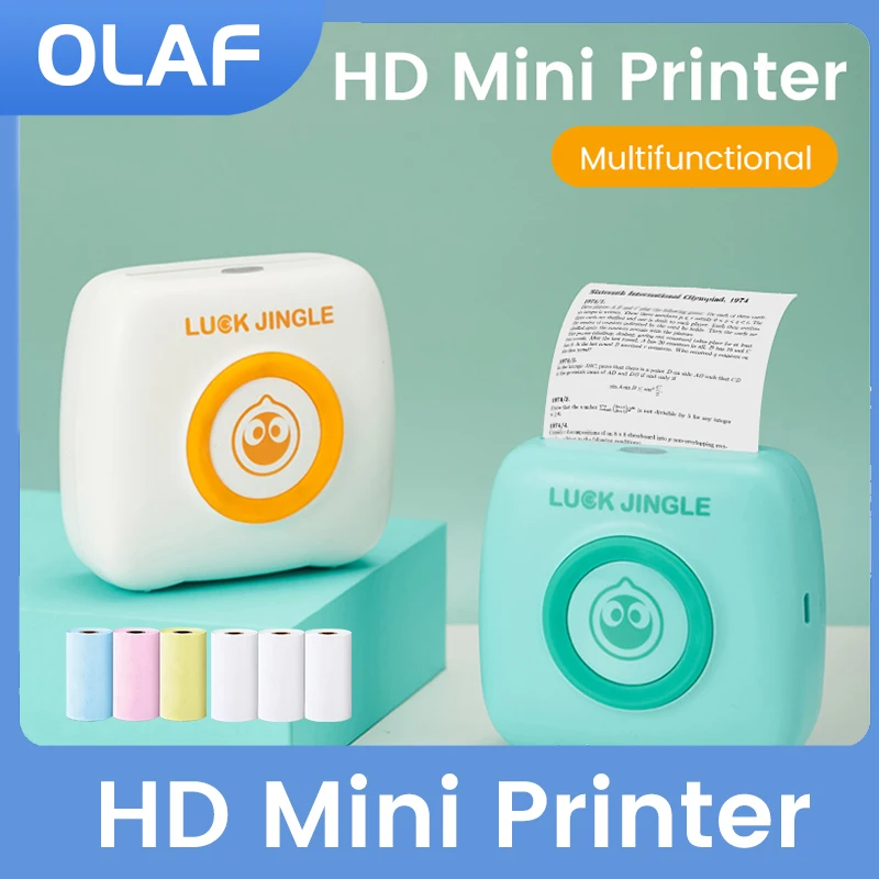 Multifunctional HD Mini Printer Wireless Bluetooth Connection Label Printer Thermal Portable Printers Stickers Paper Inkless
Multifunctional HD Mini Printer Wireless Bluetooth Connection Label Printer Thermal Portable Printers Stickers Paper Inkless