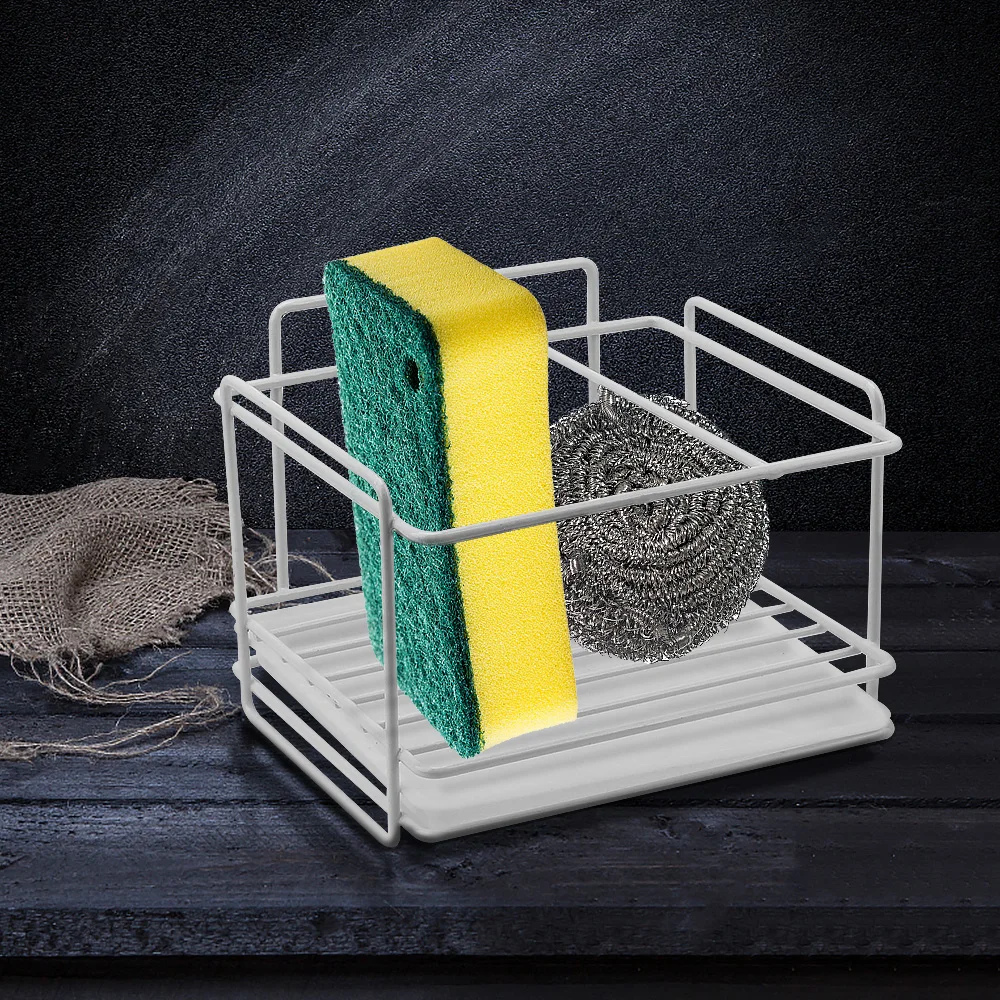 Dishcloth Brush Holder Sponge Rack Sponge Holder Iron Shelf Bathroom Organizer Kitchen Accessories Soap Drain Storage Rack
Dishcloth Brush Holder Sponge Rack Sponge Holder Iron Shelf Bathroom Organizer Kitchen Accessories Soap Drain Storage Rack