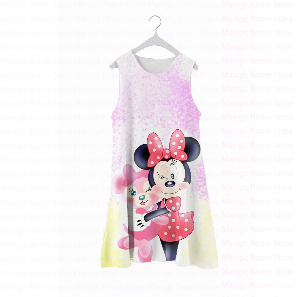 Disney Toddler Girls Clothes Minnie Sleeveless Print Princess Dress Crew Neck Dress Little Girls Costume Costumes
Disney Toddler Girls Clothes Minnie Sleeveless Print Princess Dress Crew Neck Dress Little Girls Costume Costumes