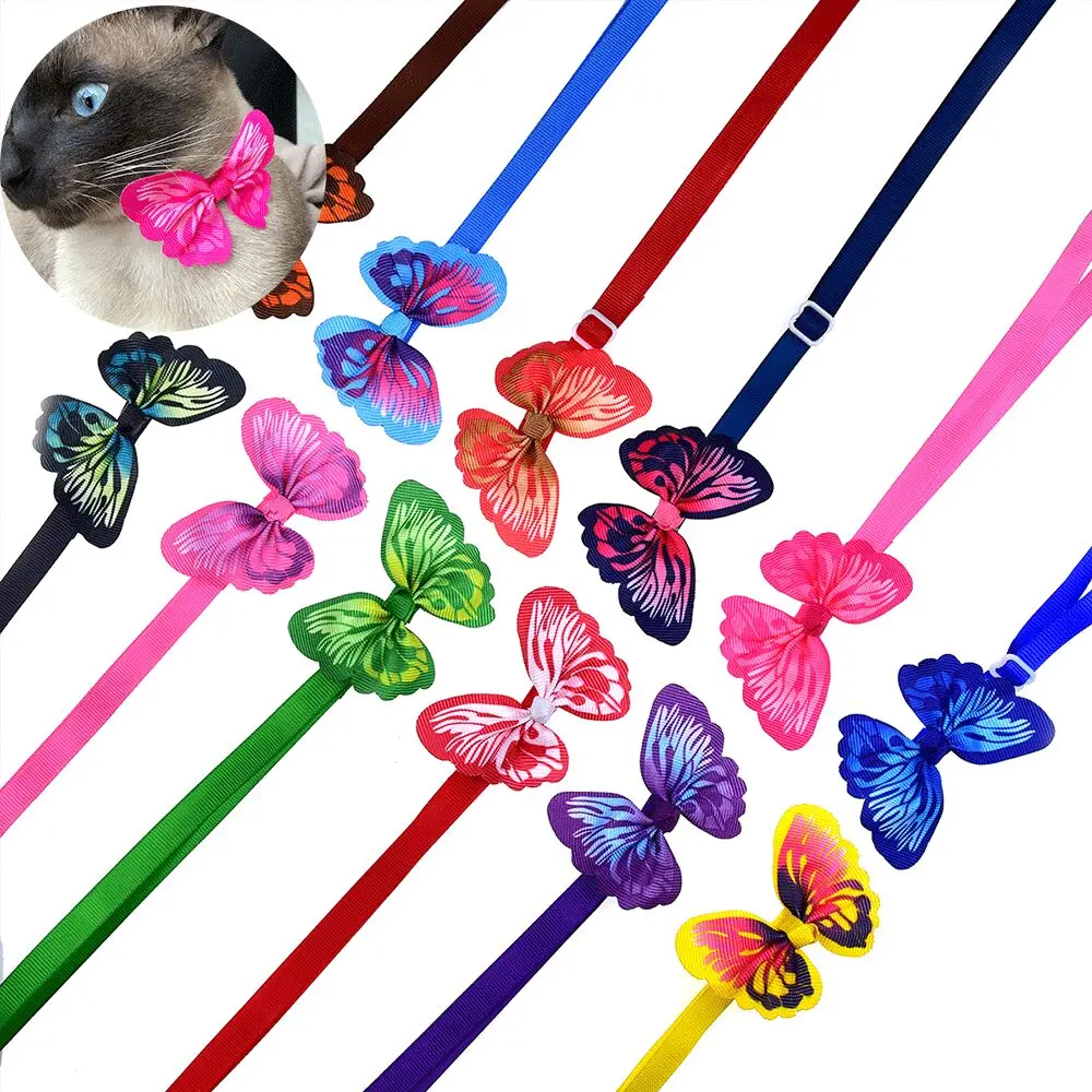 

Puppy 50pc Bow Dog Designs Dog Pet Adjusted Bowties Cat Butterfly Grooming Pet Supplies Accessories Ties Neckties Pet Holiday