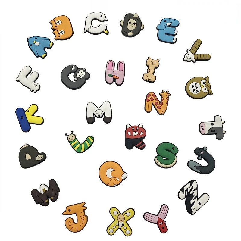 Multicolor Animal Shape Letters Shoe Shoes Accessories Croc Shoe Buckle Decorations Ormaments Fit JIBZ Gifts ABCDEFGH
Multicolor Animal Shape Letters Shoe Shoes Accessories Croc Shoe Buckle Decorations Ormaments Fit JIBZ Gifts ABCDEFGH