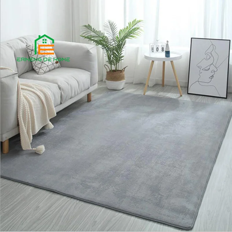 Living Room Carpet Coral fleece Sofa Coffee Table Rugs Kid's Bedroom Non-slip Soundproof Home Carpet Gray Balcony Bay Window Mat
Living Room Carpet Coral fleece Sofa Coffee Table Rugs Kid's Bedroom Non-slip Soundproof Home Carpet Gray Balcony Bay Window Mat
