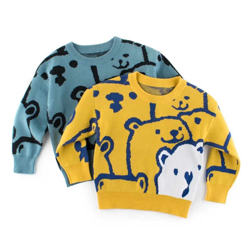 2022 New 1-9T Infant Boys Sweater Toddler Kid Baby Girls Clothes Autumn Winter Knit Pullover Top Cute Sweet Childrens Sweater
2022 New 1-9T Infant Boys Sweater Toddler Kid Baby Girls Clothes Autumn Winter Knit Pullover Top Cute Sweet Childrens Sweater
