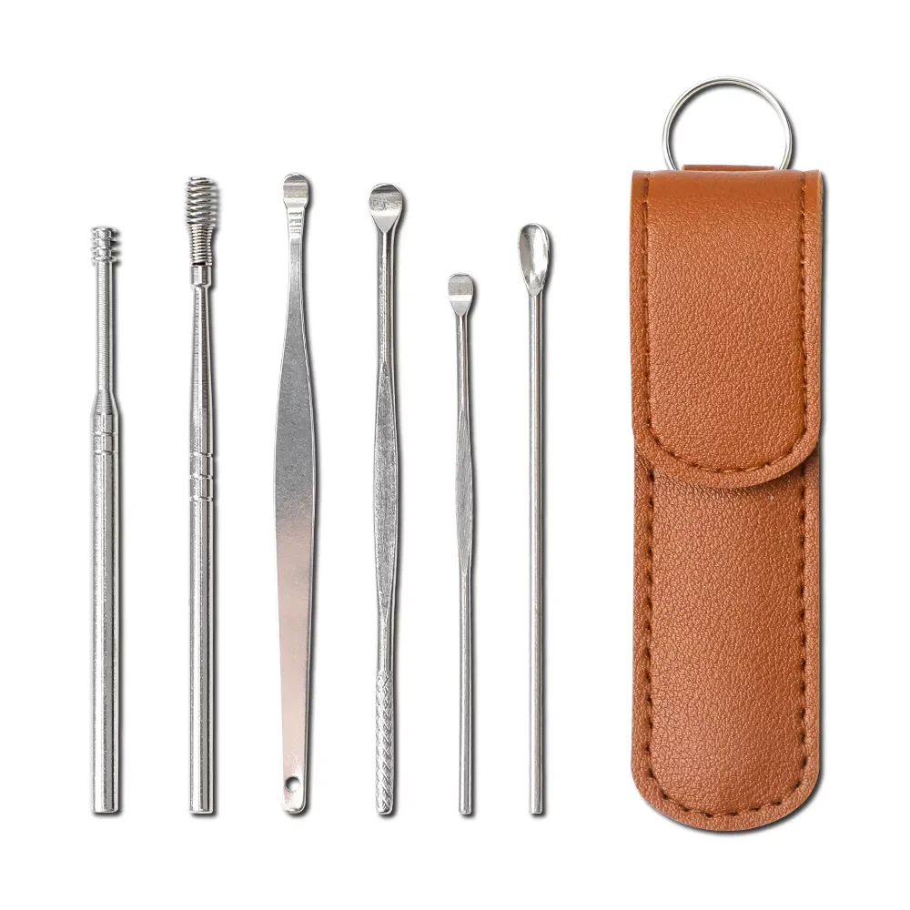 6PCS Ear Cleaner Earwax Remover Wax Removal Tool Earpick Sticks Curette Ear Pick Cleaning Ear Cleanser Spoon Health Care Earpick
6PCS Ear Cleaner Earwax Remover Wax Removal Tool Earpick Sticks Curette Ear Pick Cleaning Ear Cleanser Spoon Health Care Earpick