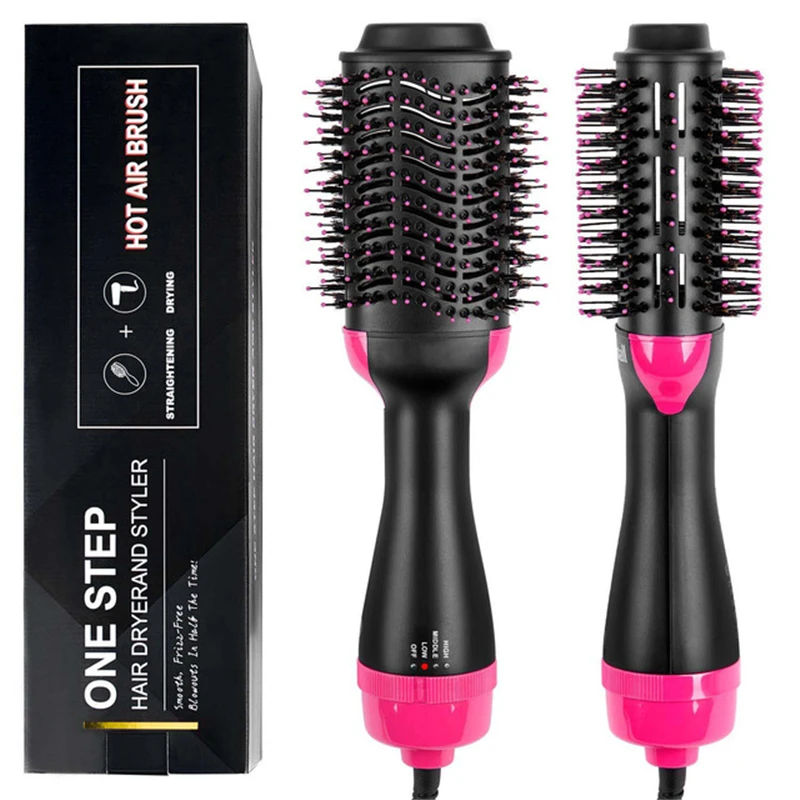 One Step Hair Dryer Brush Salon Hot Air Paddle Styling Comb Negative Ion Generator Hair Straightener & Curler
One Step Hair Dryer Brush Salon Hot Air Paddle Styling Comb Negative Ion Generator Hair Straightener & Curler