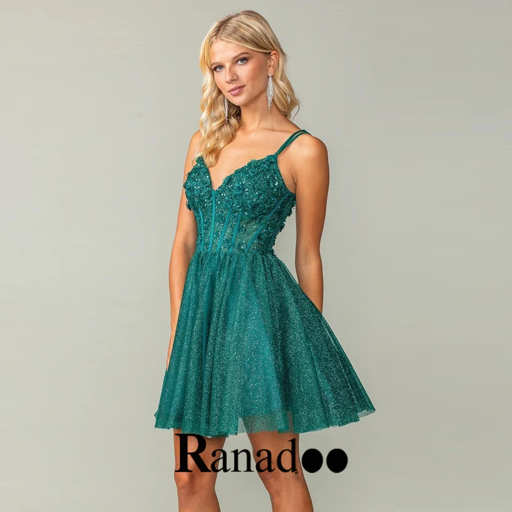 Ranadoo Sparkly A Line Evening Party for Women V Neck Appliques Spaghetti Straps Sleeveless Knee Length Lace Up De Fiesta
Ranadoo Sparkly A Line Evening Party for Women V Neck Appliques Spaghetti Straps Sleeveless Knee Length Lace Up De Fiesta