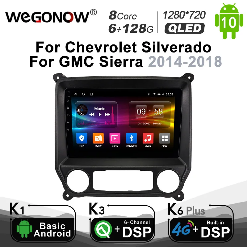 Автомагнитола для Chevrolet Silverado, Android 10,0, 6G + 128G, для GMC Sierra 2014-2018, GPS, 4G, LTE, 1280*720
Автомагнитола для Chevrolet Silverado, Android 10,0, 6G + 128G, для GMC Sierra 2014-2018, GPS, 4G, LTE, 1280*720
