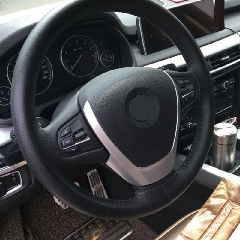 ABS Chrome Steering Wheel Cover Trim Stickers Car Styling Accessory For BMW X3 X4 X5 F15 F25 F26 2014-2016
ABS Chrome Steering Wheel Cover Trim Stickers Car Styling Accessory For BMW X3 X4 X5 F15 F25 F26 2014-2016