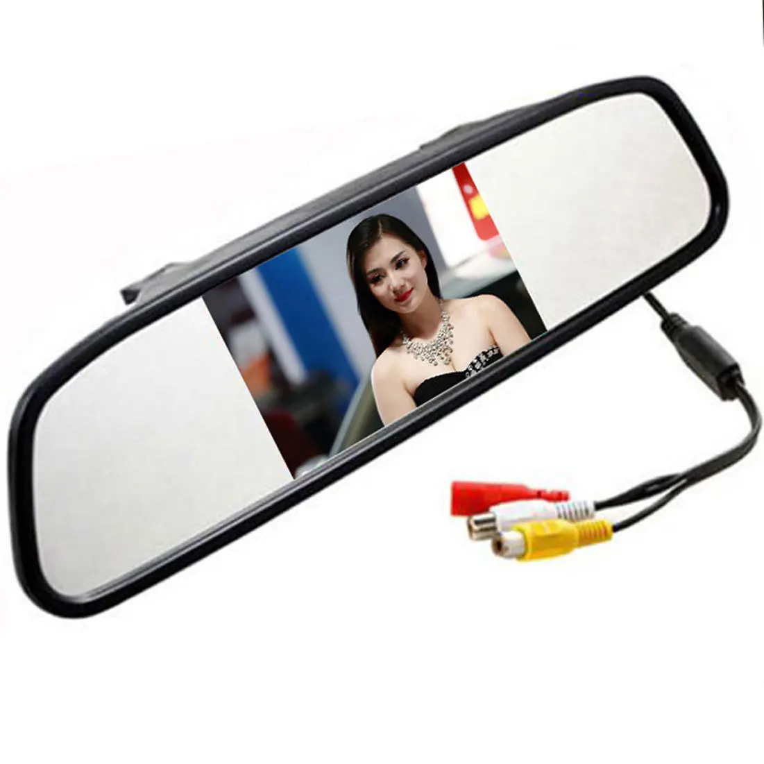 

Monitor 5" Color TFT LCD Car Rearview Mirror Monitor 5 inch 16:9 screen DC 12V Car Monitor for DVD Camera VCR