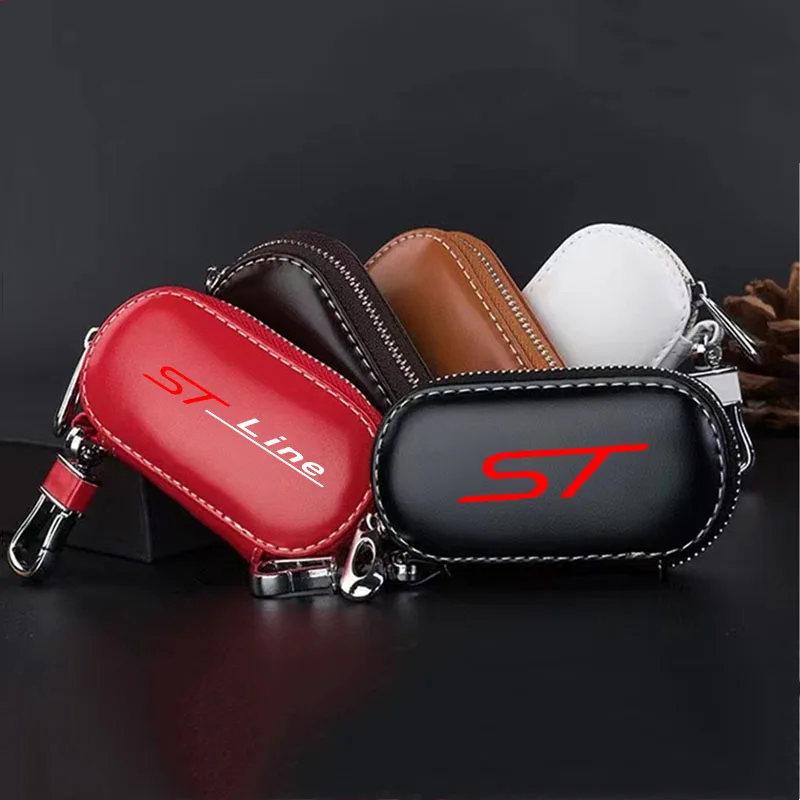 For Focus ST Mondeo ST Line Leather Car Key Bag Multifunctional Zipper Key Chain Portable Key Case Car Accessories
For Focus ST Mondeo ST Line Leather Car Key Bag Multifunctional Zipper Key Chain Portable Key Case Car Accessories