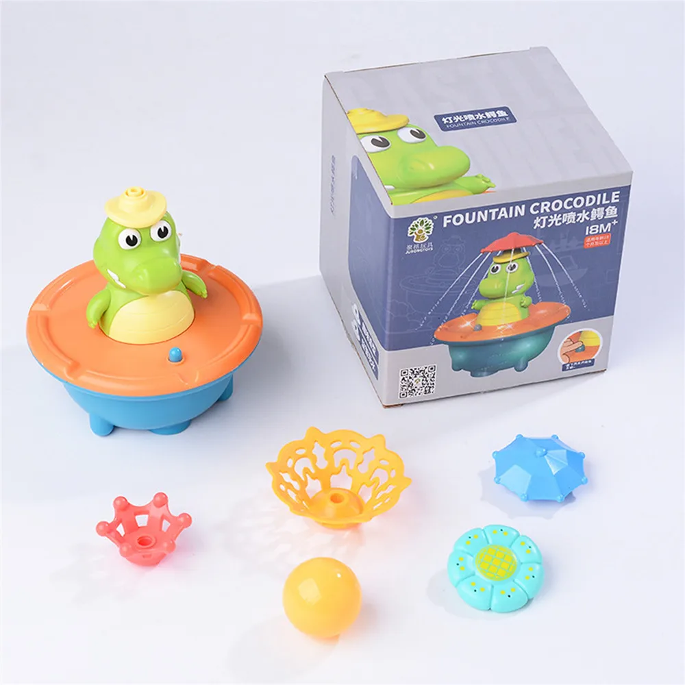 Balleenshiny Baby Shower Toys Water Spray Bath Toy Baby Light Up Bath Tub Toys Electric Crocodile Pool Toys for Toddlers Infants
Balleenshiny Baby Shower Toys Water Spray Bath Toy Baby Light Up Bath Tub Toys Electric Crocodile Pool Toys for Toddlers Infants