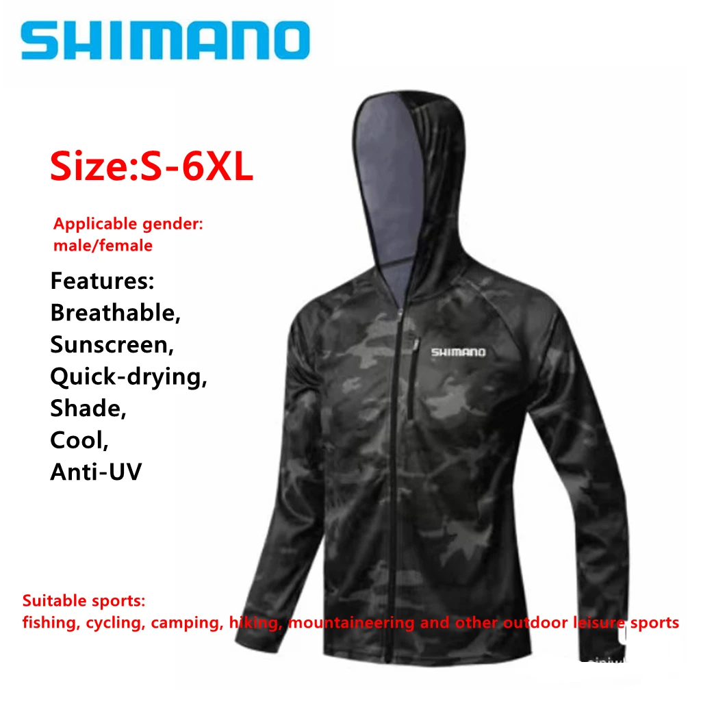SHIMANO Fishing Clothing Sunscreen Clothing Ice Silk Quick-drying Clothing Sunscreen Clothing Fishing Coat Quick-drying Coat
SHIMANO Fishing Clothing Sunscreen Clothing Ice Silk Quick-drying Clothing Sunscreen Clothing Fishing Coat Quick-drying Coat
