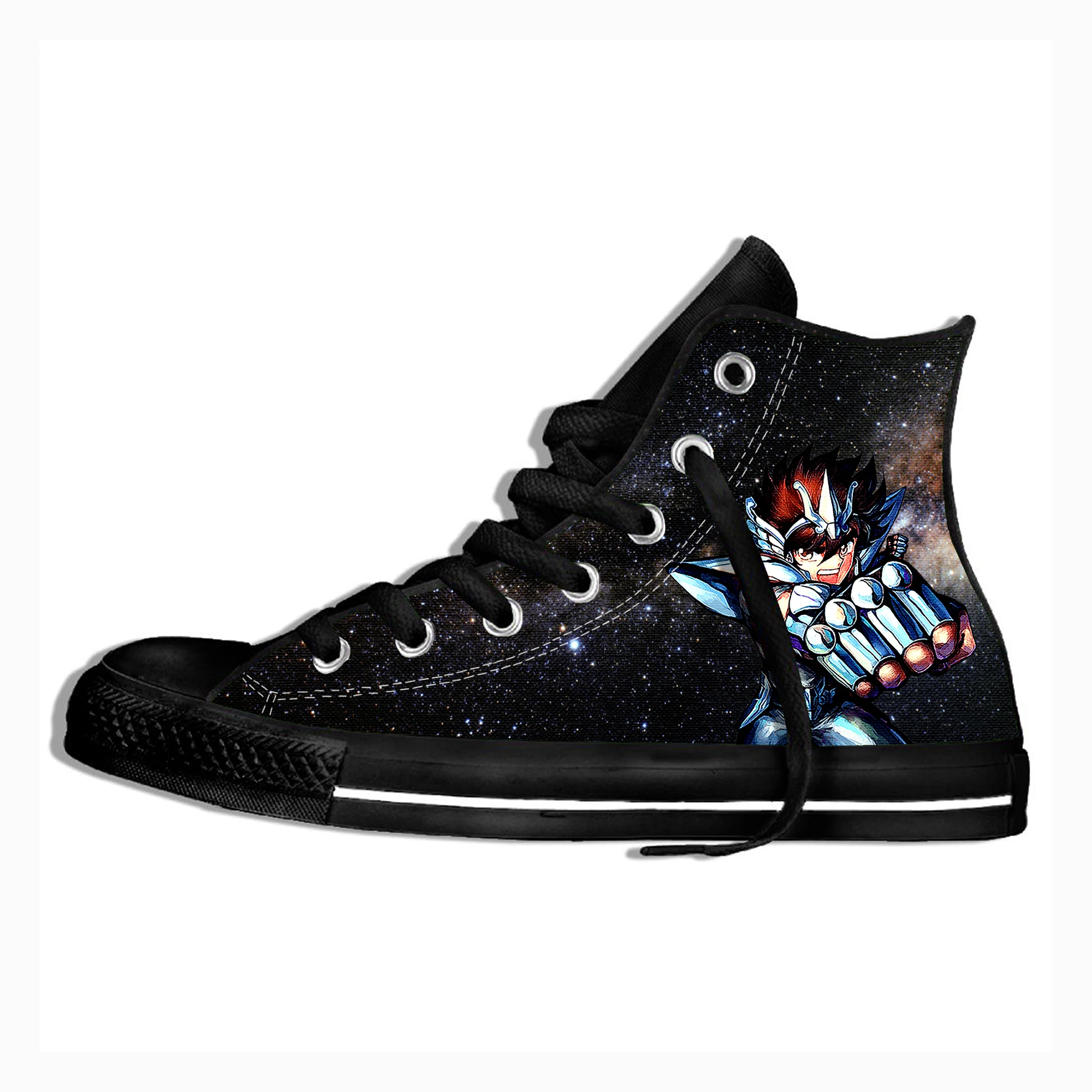 Saint Seiya High-top Women Canvas Shoes High Quality Men Women Casual Shoes Canvas Rubber Female Flat Shoes Custom Shoes
Saint Seiya High-top Women Canvas Shoes High Quality Men Women Casual Shoes Canvas Rubber Female Flat Shoes Custom Shoes