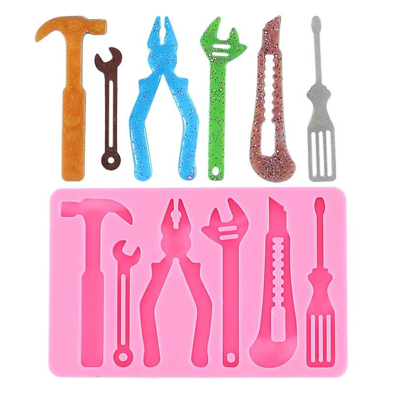 DIY Wrench Silicone Fondant Molds For Baking Cake Decorating Tools Chocolate Gumpaste Mold Kitchen Cake Molds Tools
DIY Wrench Silicone Fondant Molds For Baking Cake Decorating Tools Chocolate Gumpaste Mold Kitchen Cake Molds Tools
