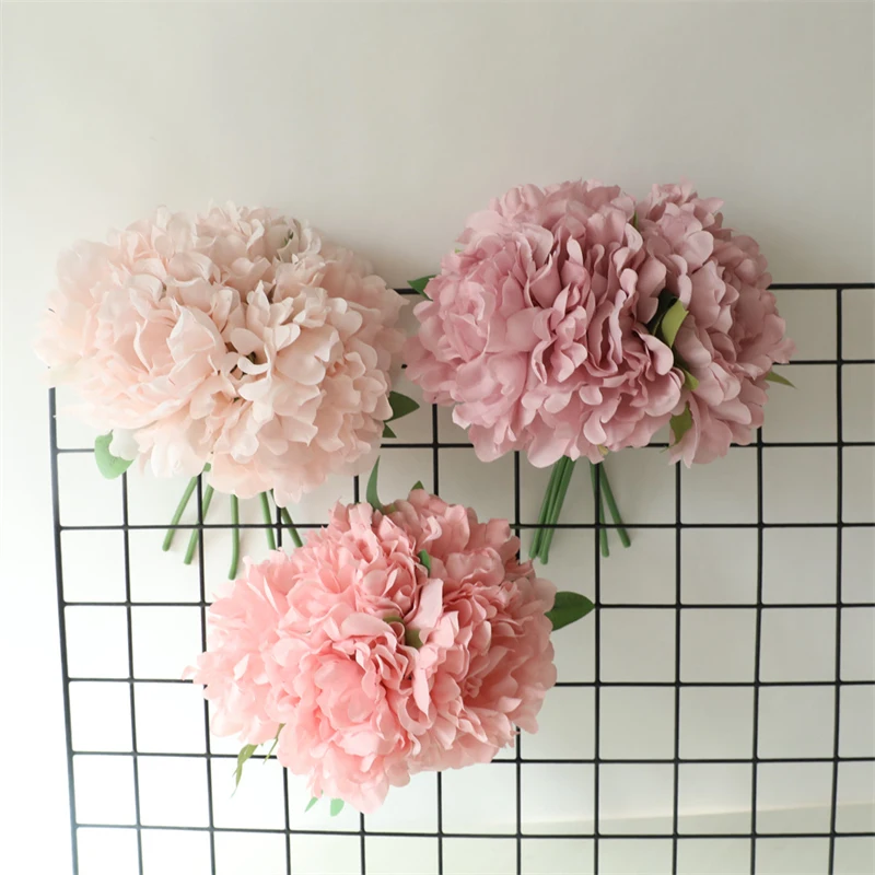 5pcs Big White Silk Artificial Peony Bouquet Flowers Decoration Wedding Home Table Large Fake Flowers Valentines Day Supplies
5pcs Big White Silk Artificial Peony Bouquet Flowers Decoration Wedding Home Table Large Fake Flowers Valentines Day Supplies