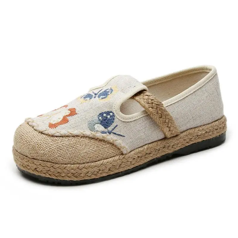 YourSeason Flats Ladies Shoes Round Toe Cotton Linen Embroider Fashion Spring Concise Butterfly Comfortable Sewing Women Shoes
YourSeason Flats Ladies Shoes Round Toe Cotton Linen Embroider Fashion Spring Concise Butterfly Comfortable Sewing Women Shoes
