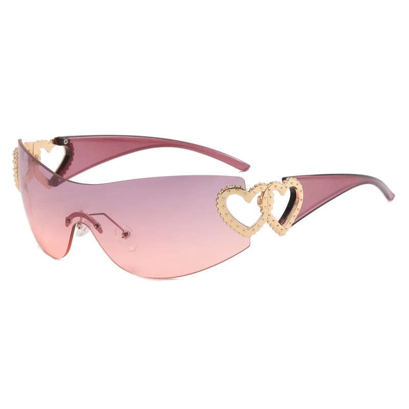 Women Fashion Trend Sunglasses Rimless One Piece Luxury Sunglasses Driving Travel Glasses 2023 
Women Fashion Trend Sunglasses Rimless One Piece Luxury Sunglasses Driving Travel Glasses 2023