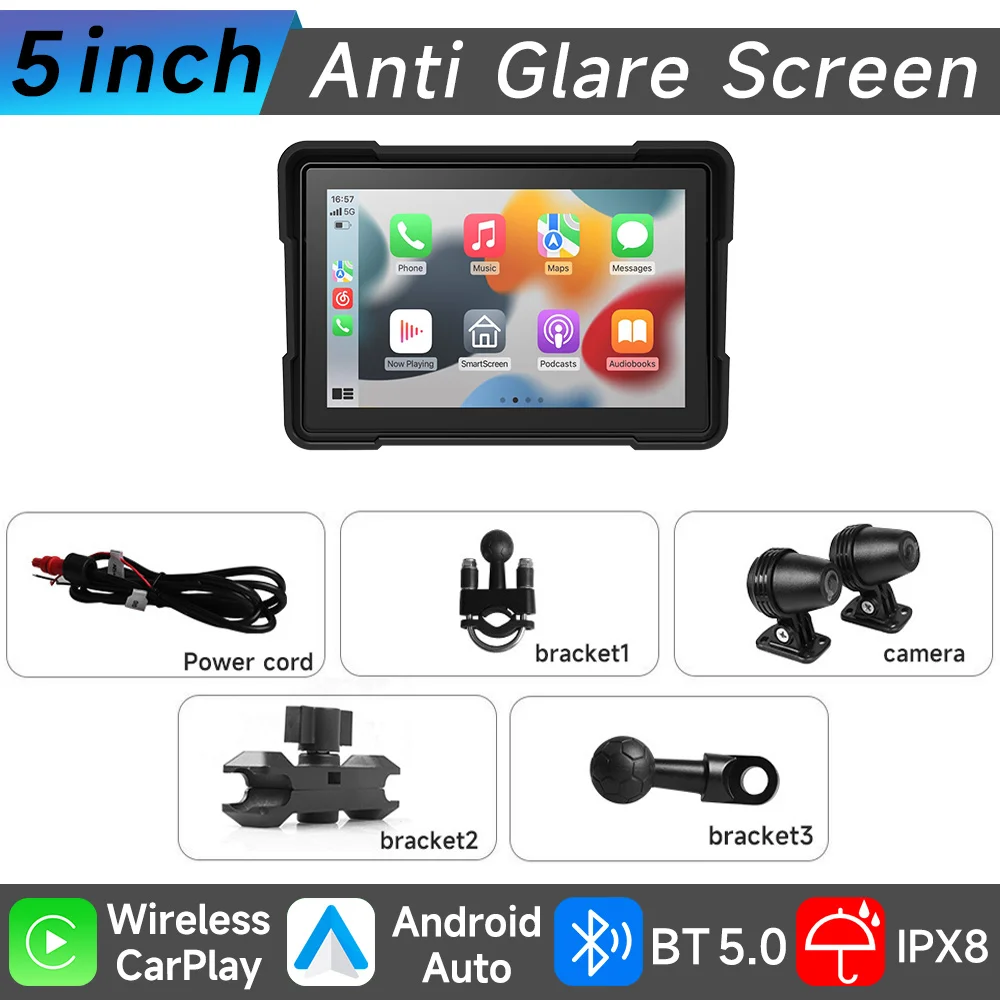 Jiuyin 5-дюймовый мотоциклетный навигационный GPS Hd двойной видеозапись умный беспроводной Apple Carplay Android Ipx7 водонепроницаемый
Jiuyin 5-дюймовый мотоциклетный навигационный GPS Hd двойной видеозапись умный беспроводной Apple Carplay Android Ipx7 водонепроницаемый