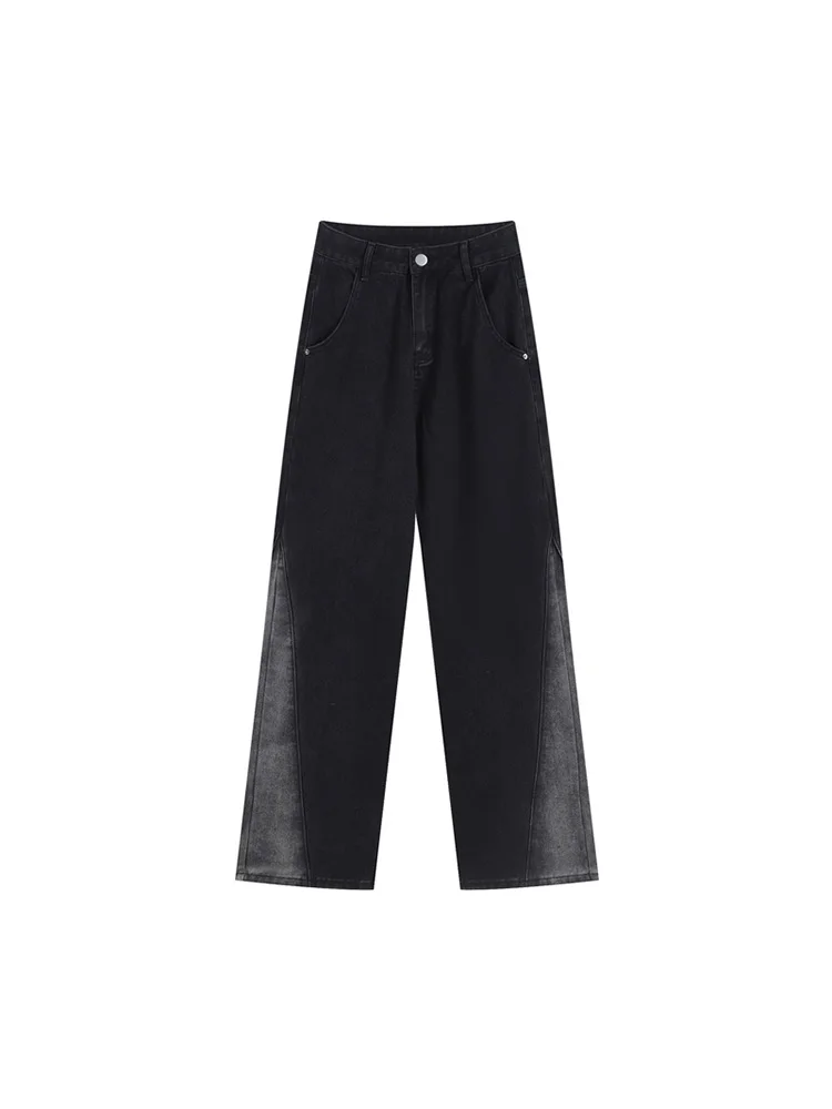High Waist Women Black Jeans Korean Fashion Streetwear Wide Leg Jean Female Denim Trouser Straight Baggy Mom Denim Pants
High Waist Women Black Jeans Korean Fashion Streetwear Wide Leg Jean Female Denim Trouser Straight Baggy Mom Denim Pants