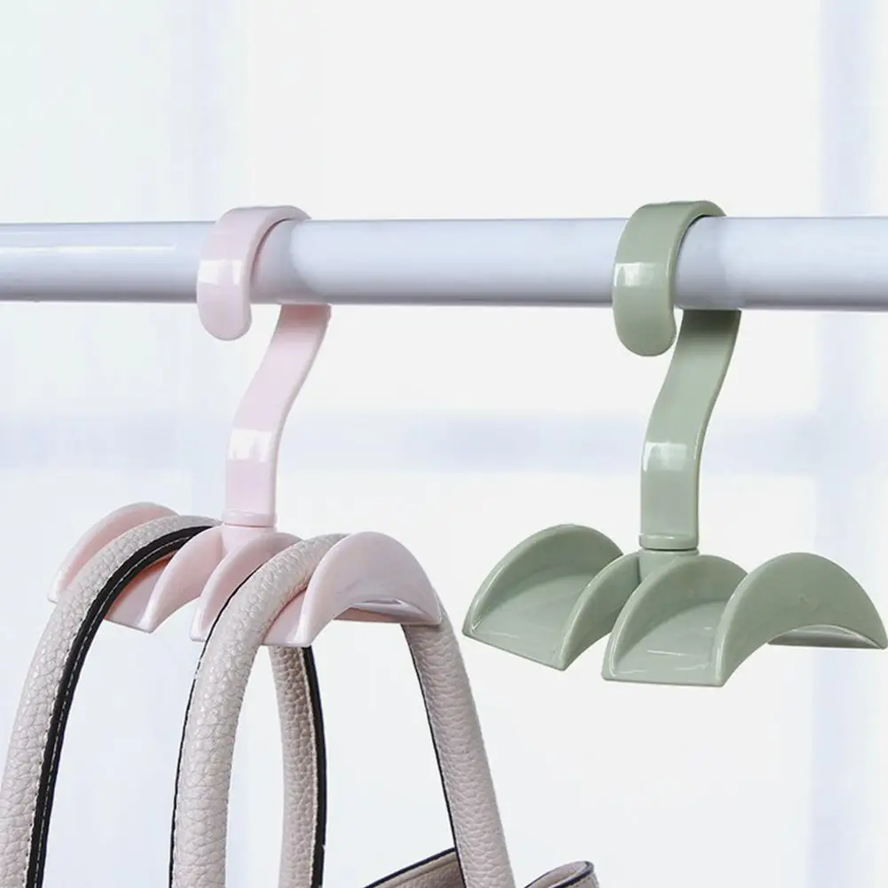 2023 360-degree Rotation Closet Organizer Rod Hanger Handbag Storage Purse Hanging Rack Holder Hook Bag Clothing Hanger 
2023 360-degree Rotation Closet Organizer Rod Hanger Handbag Storage Purse Hanging Rack Holder Hook Bag Clothing Hanger