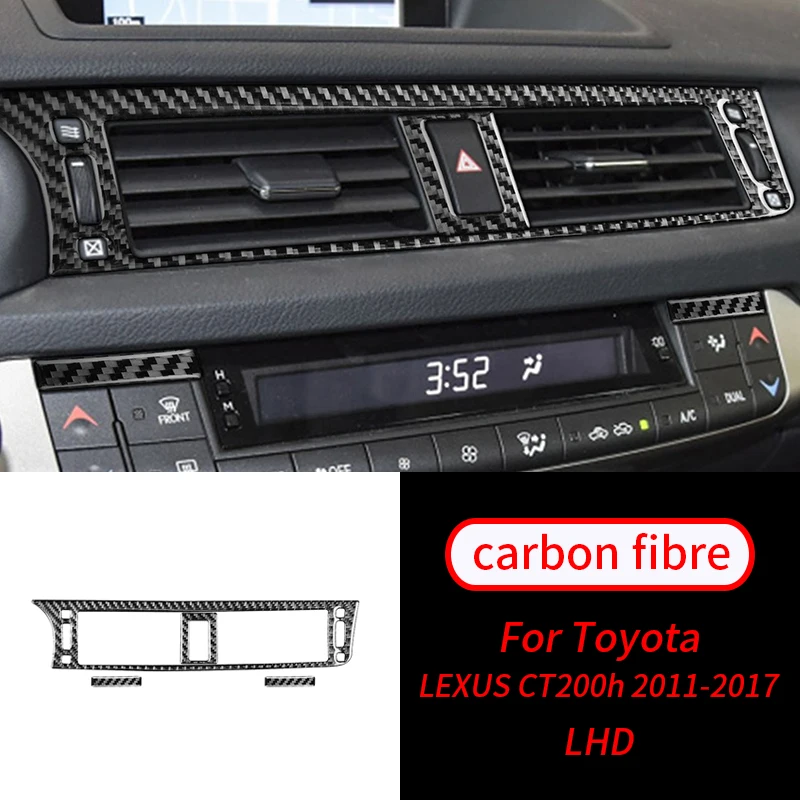 For Toyota LEXUS CT200h 2011-2017 Real Carbon Fiber Center Air Vent Sticker Trim Car Interior Accessories Car Interior Supplies
For Toyota LEXUS CT200h 2011-2017 Real Carbon Fiber Center Air Vent Sticker Trim Car Interior Accessories Car Interior Supplies